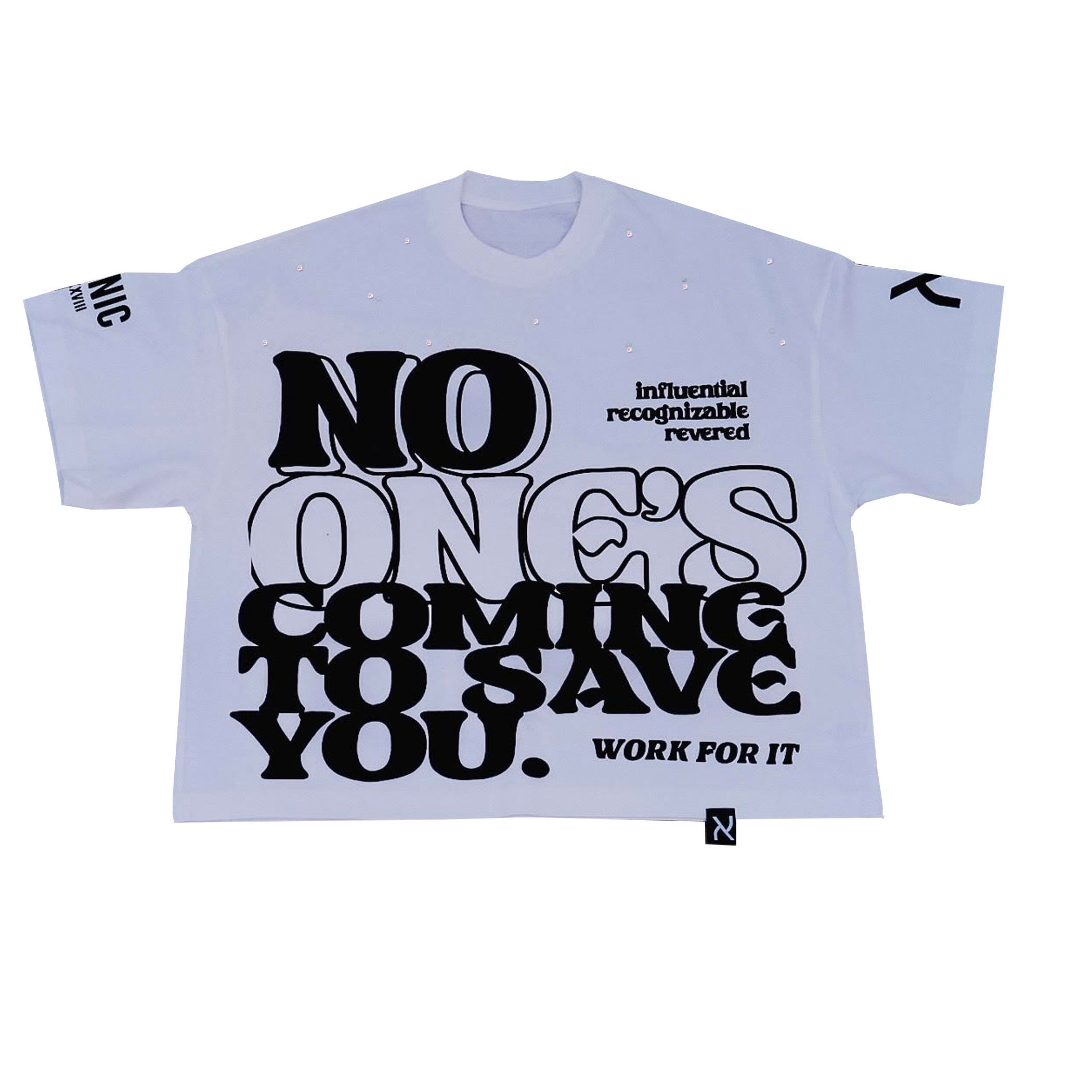 NO ONE'S COMING BOX TEE image 4